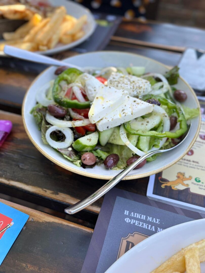 the Red lion Malia - Bar and restaurant in Malia since 1999 - greek salad